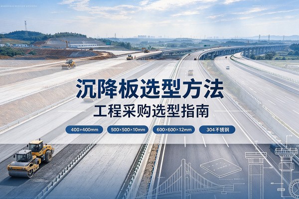 庆城沉降板选择方法