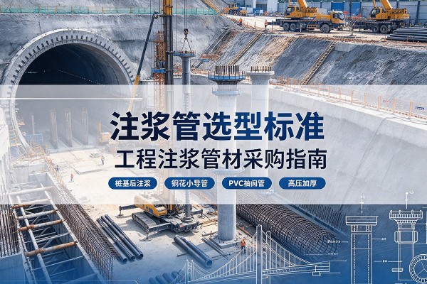 庆城注浆管选型标准