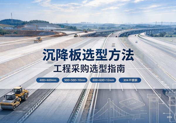 庆城沉降板选择方法