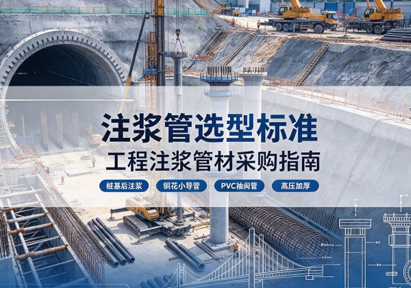 庆城注浆管选型标准